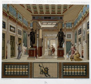 Grieks-Romeinse habitat in de oudheid - in 