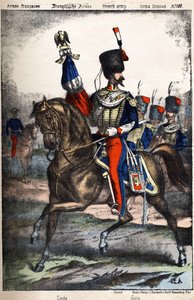 Gids voor het Franse leger (gravure 19e eeuw)