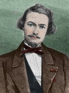 Henri Duveyrier (1840-1892), Franse ontdekkingsreiziger - portret van Henri Duveyrier oriëntalist, Franse reiziger en geograaf door Unknown artist