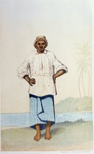 Hoaori van Oceanië - in "First swedish circumnavigation" door Skogman Carl Johan Alfred, ed. Stockholm, Adolf Bonnier