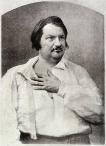 Honoré de Balzac, circa 1850 door Unknown artist
