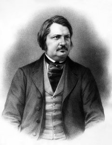 Honoré de Balzac (1799-1850) Franse romanschrijver, c. 1840