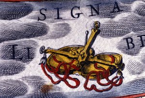 Horoscoop: sterrenbeeld Weegschaal. 16e-eeuwse gravure