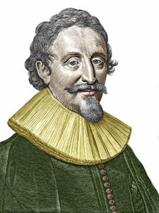 Hugo de Groot genaamd Grotius (1583 - 1645) Nederlandse jurist en diplomaat door Unknown artist