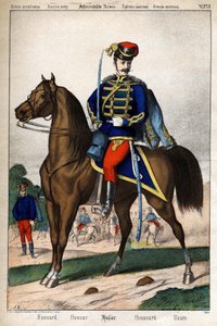 Huzaren van het Oostenrijkse leger, 19e eeuw