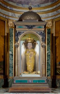 Il Santo Bambino. Beeldje van het kind Jezus (Kopie). Oorspronkelijk uit de 15e eeuw door Unknown artist
