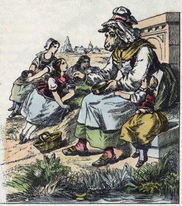 Illustratie van het sprookje 