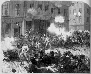 Ierland 1872: Belfast problemen, strijd tussen Orangisten en Katholieken.