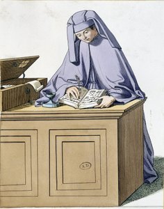 Italiaanse notaris van Siena door Unknown artist