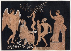 Jason en Medea - gravure uit 