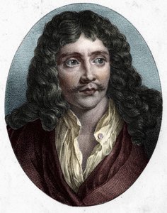 Jean Baptiste Poquelin genaamd Molière (1622-1673). door Unknown artist