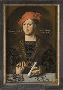 Portret van Jan II (1458-1521), hertog van Kleef, graaf van Mark door Unknown artist
