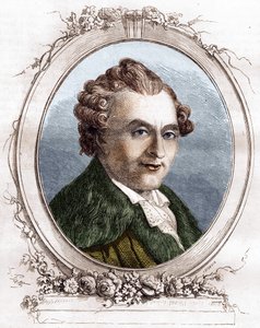 Jean Michel Sedaine. Franse toneelschrijver 1719-1797. door Unknown artist