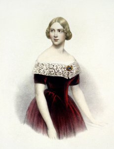Jenny Lind (1820-1887), Zweedse zangeres in 1847. door Unknown artist