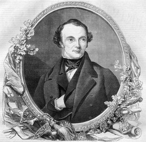John Russell (1792-1878), Britse politicus gravure uit 1860 door Unknown artist