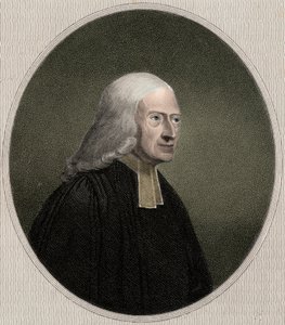 John Wesley - gravure - 19e eeuw door Unknown artist