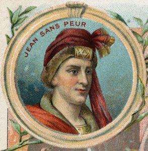 Jan zonder Vrees (1371-1419), Hertog van Bourgondië. Chromolithografie eind 19e eeuw door Unknown artist