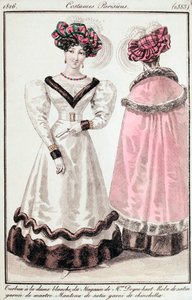 Journal des dames et des modes, Parijse kostuums door Unknown artist