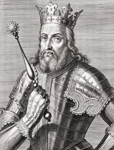 Koning Afonso IV van Portugal. Portret. door Unknown artist