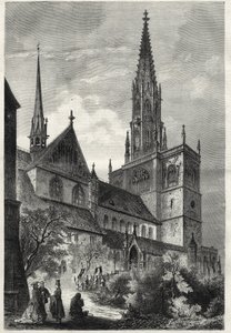 Konstanzer Münster - De Konstanz Minster of Konstanz Kathedraal - Duitsland - Kathedraal Notre-Dame de Constance - 1868