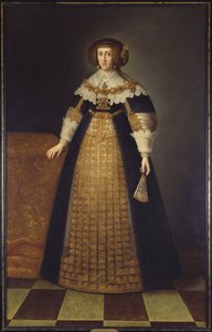 Portret van aartshertogin Cecilia Renata van Oostenrijk door Unknown artist
