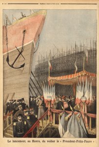 Lancering van het zeilschip 