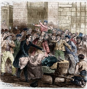 De Cholera, Parijs, april 1832. door Unknown artist