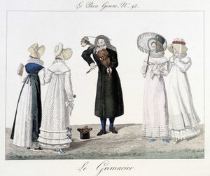 De grimacier: straatmuzikant in de 18e eeuw - in "Le bon genre" nr. 95