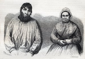 De echtgenoten Dumollard (Martin Dumollard (1810-1862) en zijn vrouw medeplichtige Marie Anne Martinet (1814-1875)