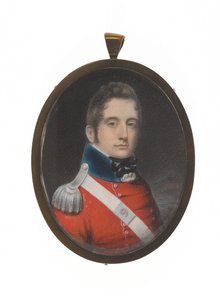 Luitenant Charles Augustus Elderton (1789-1841), 9th Madras Native Infantry, 25 februari 1811 door Unknown artist