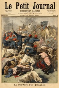 Luitenant-kolonel Joseph Joffre (1852-1931), commandant van de Franse troepen in Soedan (Frans Soedan, huidig Mali), onderwierp op 23 maart 1894 de Toeareg-stammen 