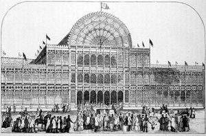 Londense Internationale Tentoonstelling 1851 (Crystal Palace in Hyde Park) door Unknown artist