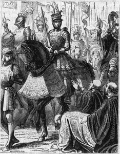 Lodewijk XII (1462-1516) betreedt Genua (Italië). door Unknown artist