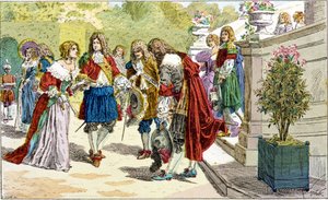 Lodewijk XIV en zijn hof in Versailles