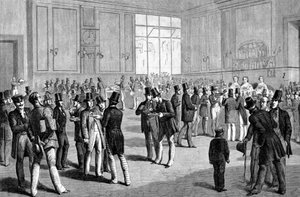 Lunch in een bar in San Francisco, Californië (VS) 1860