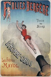 Magazines (muziekhal) - Folies-Bergère. Elke avond de man-schelp
