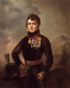 Majoor Sir John Scott Lillie, 7e Cacadores, Portugees leger, ca. 1820 door Unknown