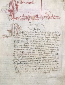 Manuscript gerelateerd aan Du Guesclin (Duguesclin) Bibliothèque Municipale de Dinan. door Unknown artist