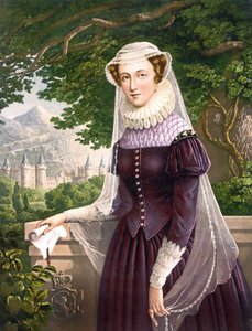 Marie Stuart Koningin van Schotland (1542-1587). door Unknown artist