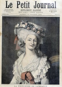 Marie Therese van Savoie Carignan (1749-1792), Prinses van Lamballe - Couv 