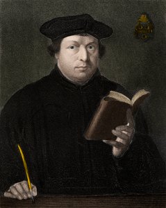 Maarten Luther 1483-1546 - gravure - 19e eeuw door Unknown artist