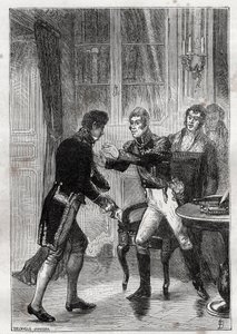Ontmoeting tussen Charles Lemercier de Longpre (1778-1854), Baron d