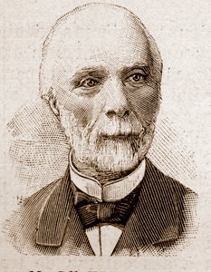 Leden van de Académie Française in 1895: portret van Louis Charles de Saulces de Freycinet (1828-1923), ingenieur van de Mijnen, natuurkundige en Franse politicus.