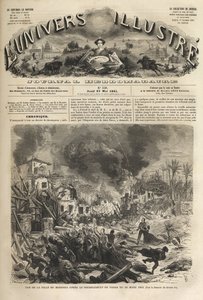 Mendoza, Argentinië - Aardbeving van 1861 - Seisme van 1861 in Mendoza - Argentinië - 20 maart 1861 - Het Illustere Universum in 1861