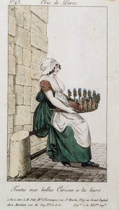 Kersenverkoper - in "Cris de Paris", begin 19e eeuw