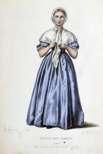 Molière Vrouwen School: Agnès door Unknown artist