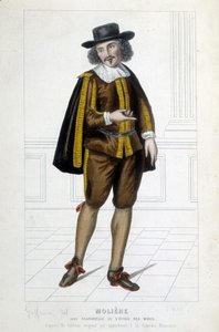 Molière in de rol van Sganarelle in het stuk 