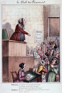 Vrouwenclub van de Mouffetardstraat tijdens de Revolutie van 1848
