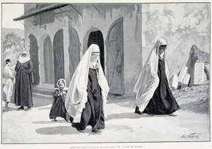 Moslimvrouwen in Bosnië. In Tour du monde 1/1896