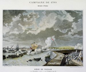 Zeeslag: Beleg van Toulon in 1793 - in 